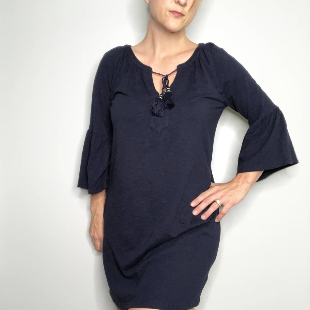 LILLY PULITZER Navy Tunic Dress - Picture 2 of 4
